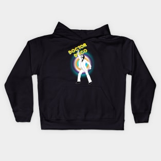 HELLO! IT'S DOCTOR DISCO!!! Kids Hoodie